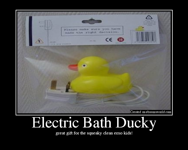 great gift for the squeaky clean emo kids!