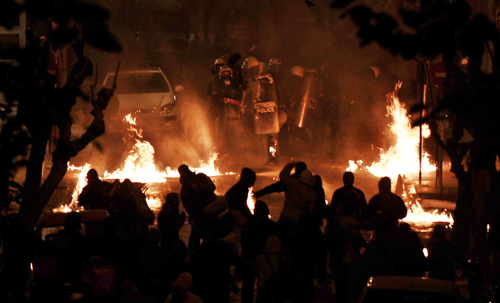 Greek Riot Photos