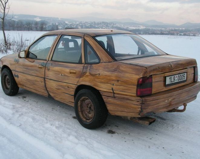 Car Made Out Of Wood