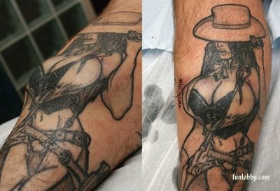 Breast Implant Tattoo