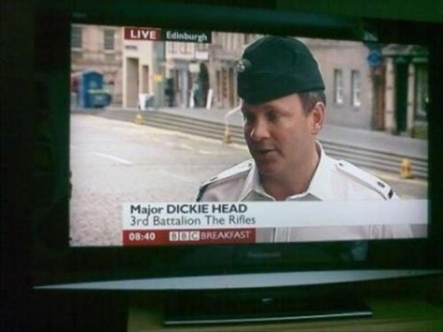 dickie head - Live Edins Major Dickie Head 3rd Battalion The Rifles Bog Breakfast