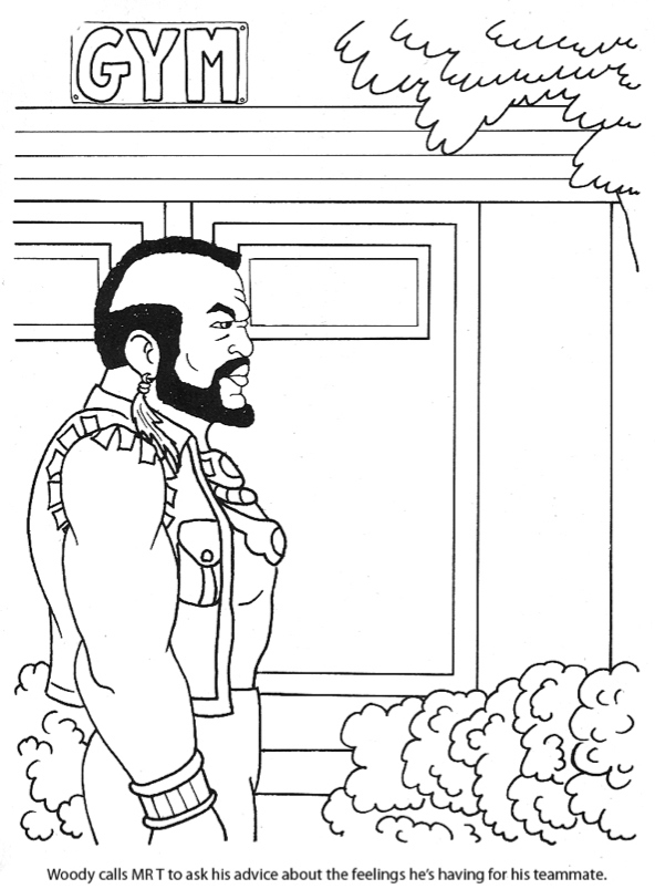 Mr. T's Gay Coloring Book.