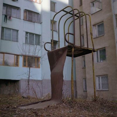 Russian scary dangerous kids playground