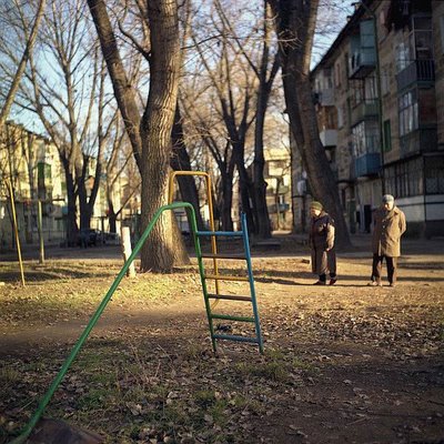 Russian scary dangerous kids playground