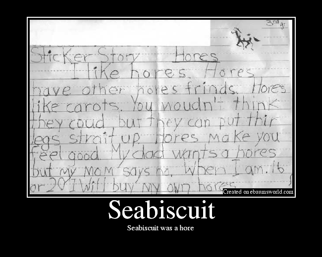 Seabiscuit was a hore