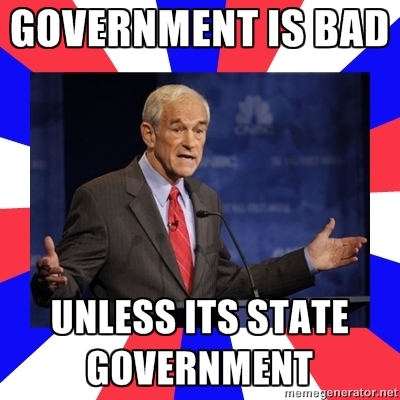 Is it any wonder that Ron Paul has defended the South & ripped apart Lincoln and the North, when speaking about the American Civil War, saying that slavery would have been defeated eventually, within a generation or two?!?

Ron Paul, Racist, Racism, prejudice, bigotry, slavery, anti-American, Teatard, Paultard, Rontard, Tea Party, hatred, dinosau