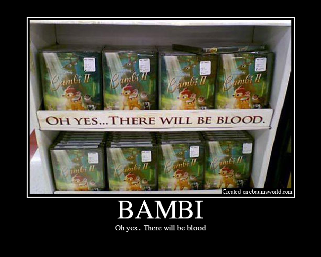 Oh yes... There will be blood