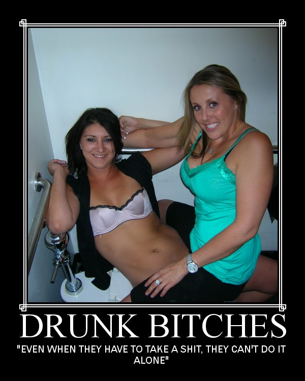 I cant stand my girlfriends friends so i took this pic of them at a bar bathroom!