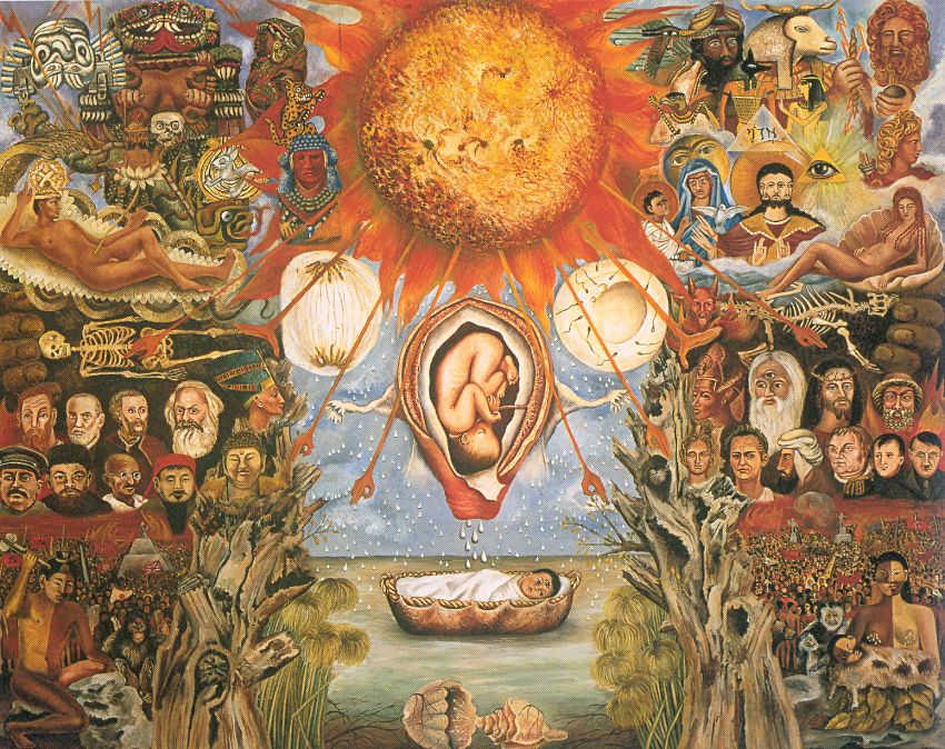 Nucleus of creation by Frida Khalo