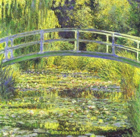 Water lily pond by claude monet