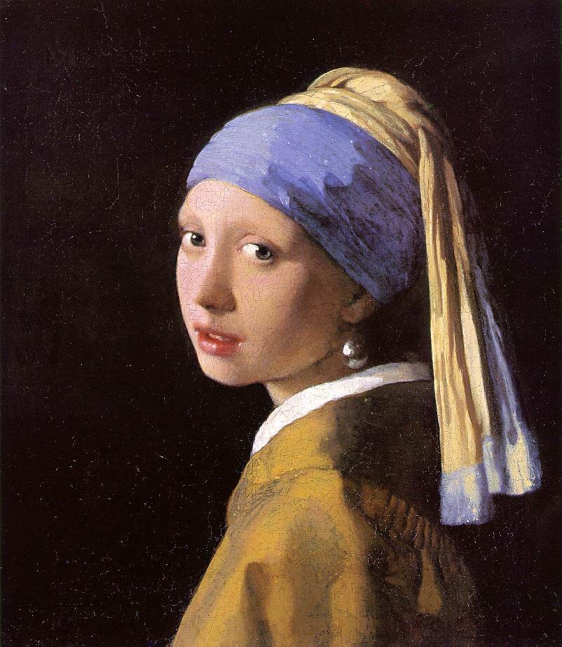Jeune fille a la perle by Jan Vermeer