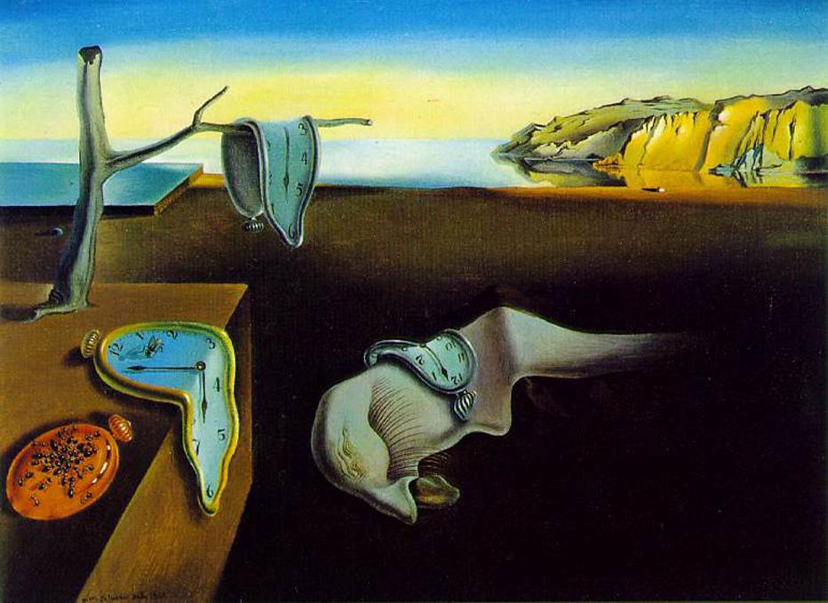 La persistencia de la memoria by Salvador Dali a.k.a the melting clocks