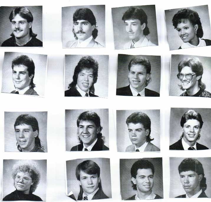 yearbook mullets