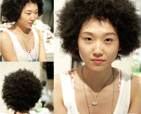 asian-fro lady