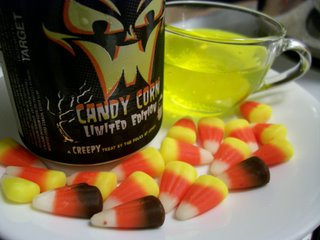 candy corn halloween soda