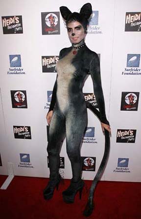 Heidi Klum as a kitteh