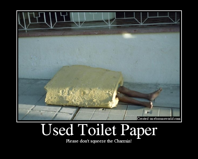Please don't squeeze the Charmin!