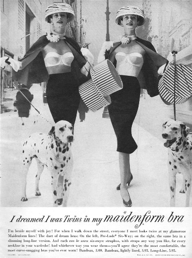 <br>Maidenform Bra.<br><br>Woman's Day; April 1956.<br><br><a href=http://graphic-design.tjs-labs.com/show-picture.php?id=1102369768&size=FULL>Click here to view a full size readable image.</a>
