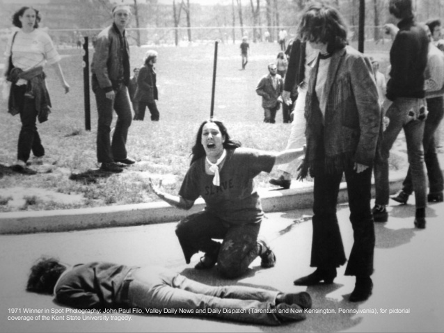 kent state massacre - 1971 Winner in Spot Photography John Paul Filo, Valley Daily News and Daily Dispatch Tarentum and New Kensington, Pennsylvania, for pictorial coverage of the Kent State University tragedy.