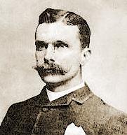 Sam Bass 1851-1878:  Though he’s probably one of Texas’s most famous outlaws, Sam Bass is widely regarded to have been a rather inept criminal. Bass’ one and only big haul was in September of 1877 when he and his gang made off with $60,000 in gold after robbing the Union Pacific Railroad gold train out of San Francisco.
Bass died in a Round Rock shootout with the Texas Rangers and Williamson County Sheriff’s Department. Deputy A.W. Grimes was shot and killed in the shootout. As Bass fled he was shot by Texas Rangers Richard Ware and George Herold.