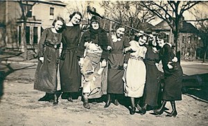 Women Showing Some Ankle!