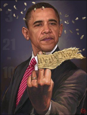 "Why did I study the Constitution? To destroy it." B.H Obama