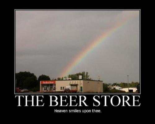 Beer Store At The end of The Rainbow