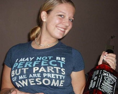 girls wearing funny shirts - Mateur Kut Parts Orwesome Wek Dan We Are Pretty Of Me Are