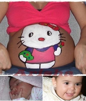 Pregnant Women Belly Art