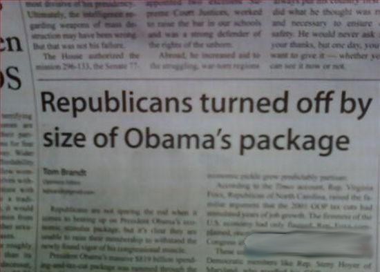 Think People are Scared of Obamas Package?