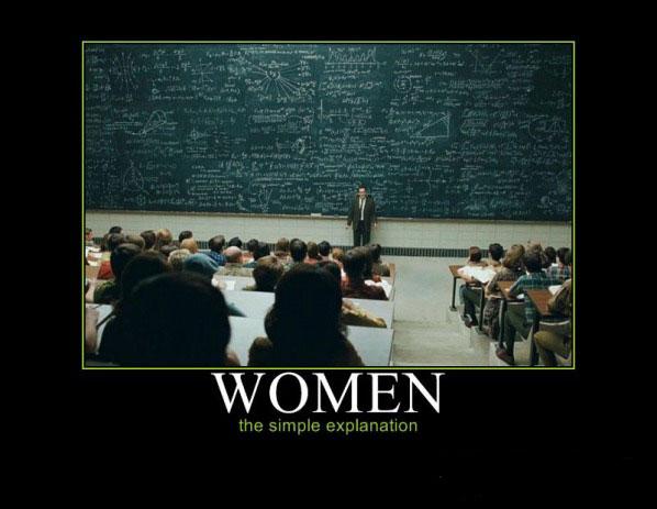 Finally, an equation that explains women 
