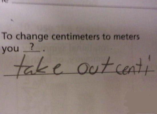 Funny Test Answers