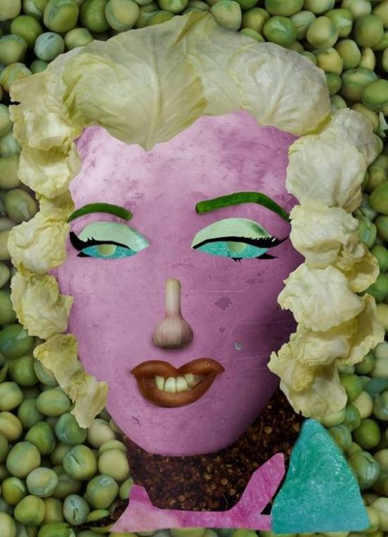 Famous Paintings made with Vegetables