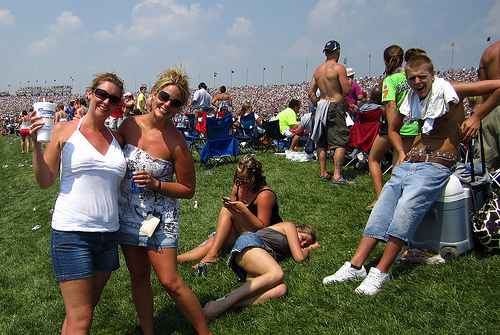 Infield  of an Indy Race