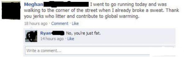 A fine line between being a fatass and global warming 