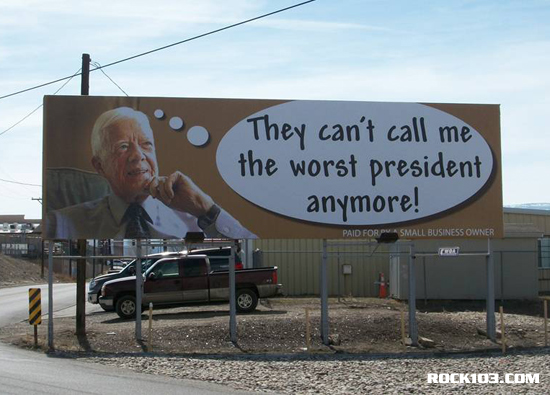 Billboard seen in Grand Junction, Colorado