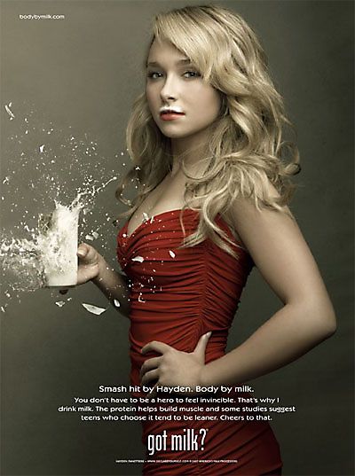 Some of  the Sexiest Got Milk Ads