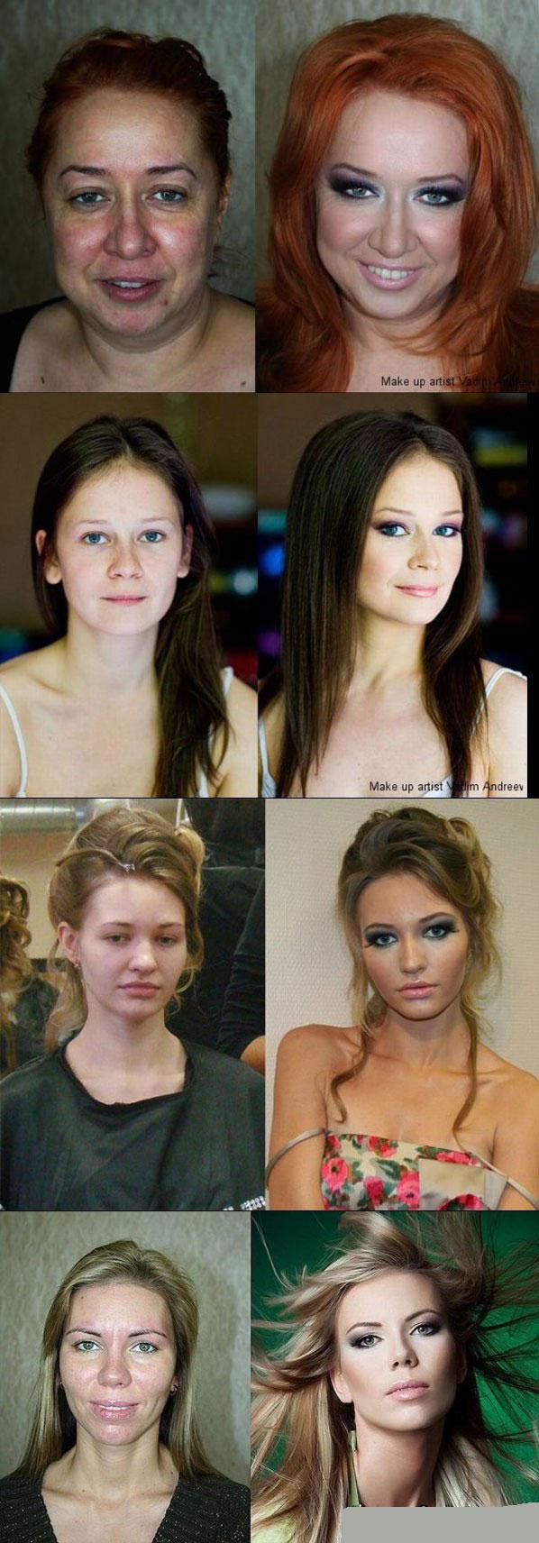 Some women are blessed with a good makeup artist.