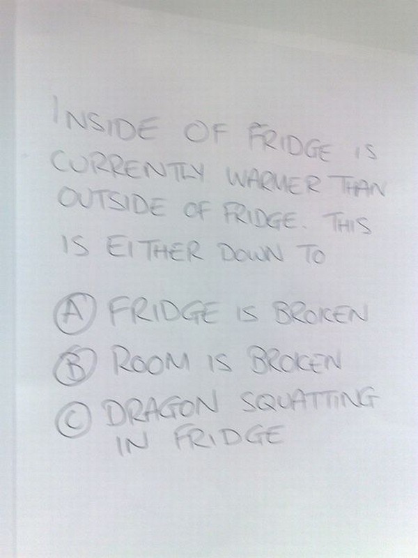 Funny Refrigerator Notes