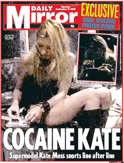 COCAINE KATE MOSS! 