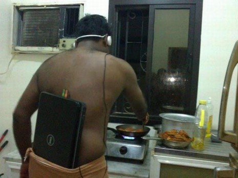 This Guy Really Needs a MP3 Player