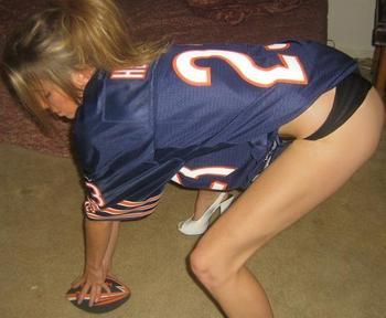 Girls Wearing Sports Jerseys