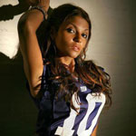 Girls Wearing Sports Jerseys