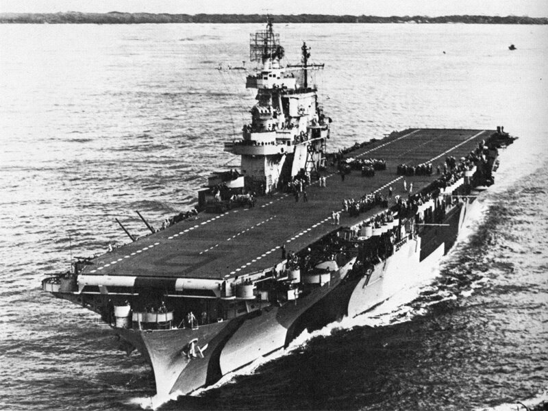 USS ENTERPRISE - FAMED WWII AIRCRAFT CARRIER 