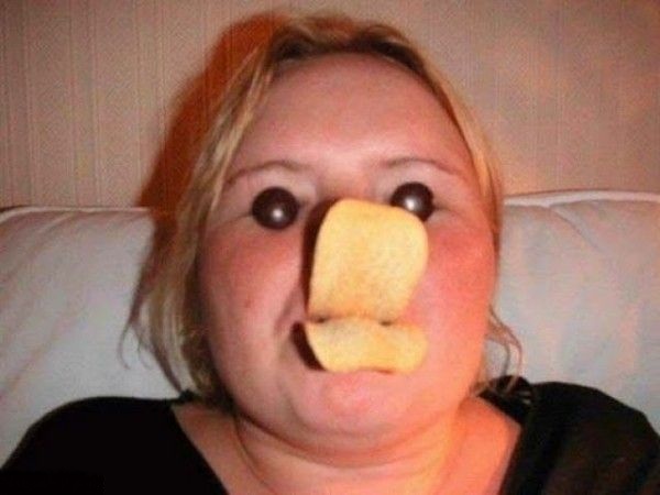 Another kind of duck face