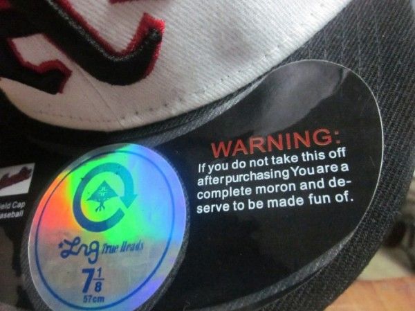 Great hat Warning