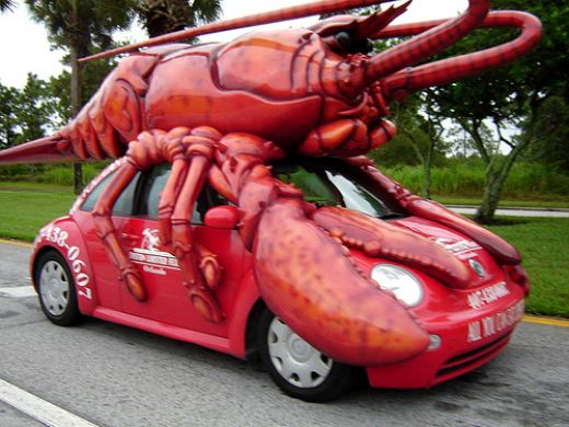 A Red Lobster, I Wonder If People Notice