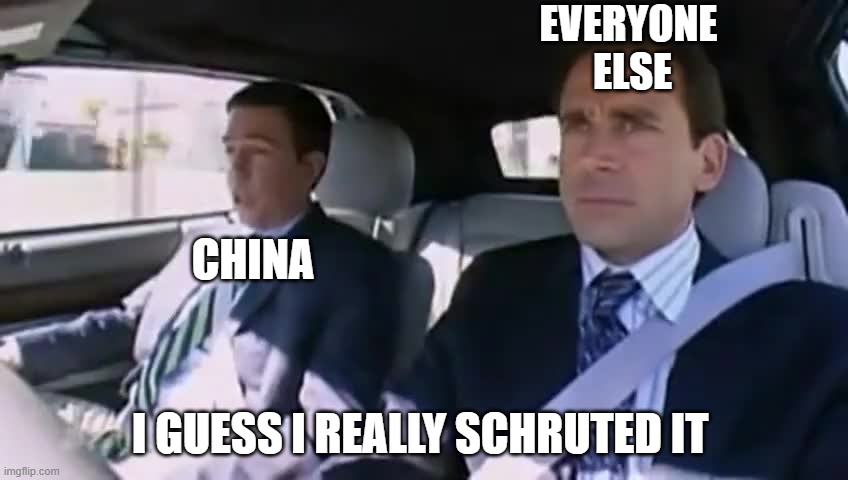 suit - Everyone Else China I Guessi Really Schruted It imgflip.com
