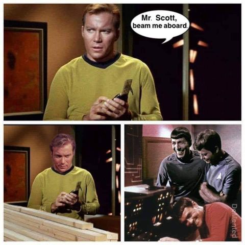 spock and mccoy - Mr. Scott, beam me aboard Devented
