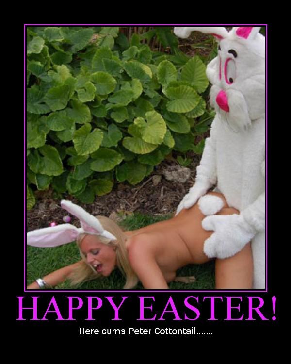 Here cums Peter Cottontail......